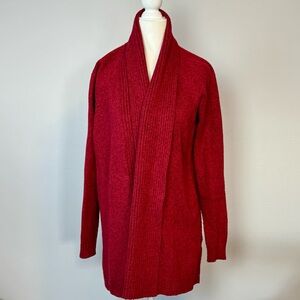 J. Jill Red Women's Cardigan Sweater